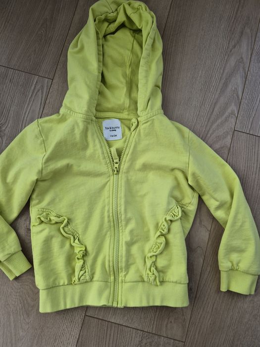 Bluza rozpinana z kapturem 116