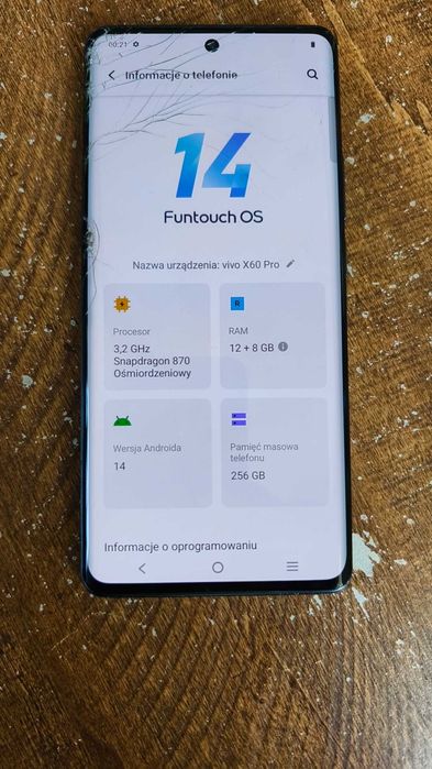 Vivo X60 Pro 12GB Ram 256 GB