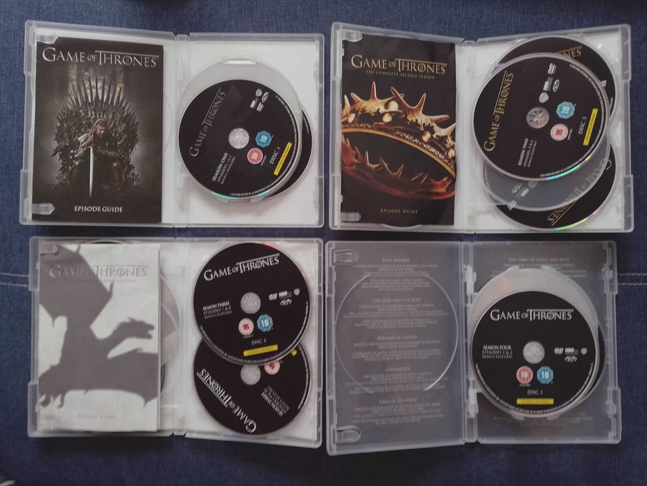 Gra o tron 1-4 dvd