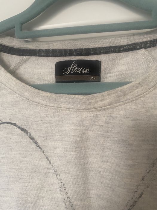 Bluza House Mickey Mouse M szara beżowa