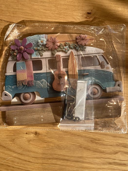 Chaveiro Caravana em madeira