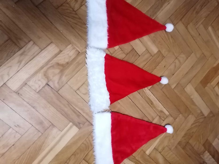 Czapka mikołaja puszysta