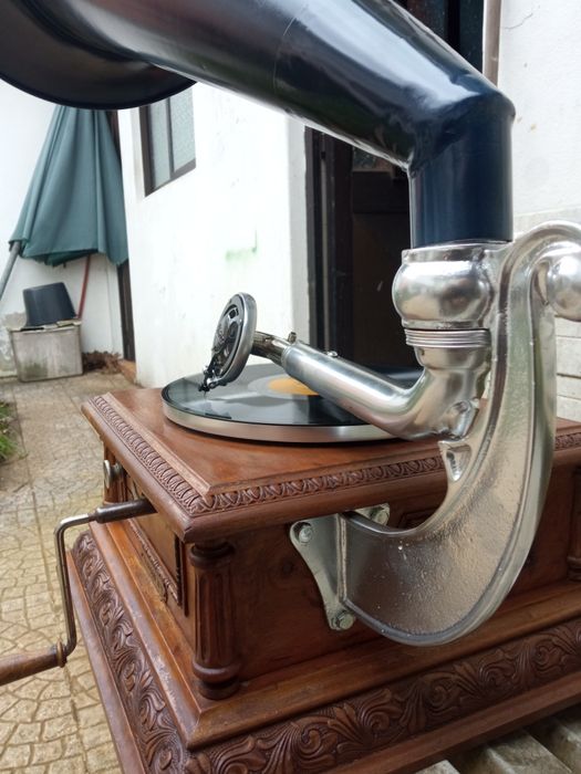 Maravilhoso Gramofone, Pathéfone. Uma raridade. A funcionar na perfeiç