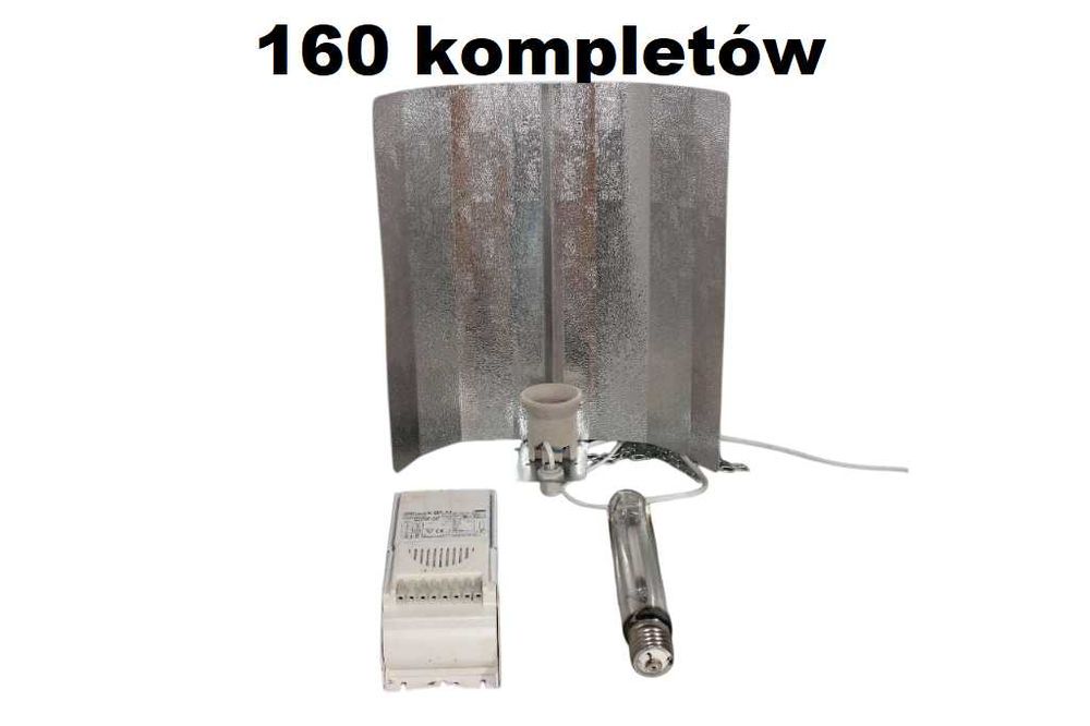 160x Zestaw HPS - Żarówka DUAL 600W + Balast GIB PRO-V-T + Odbłyśnik