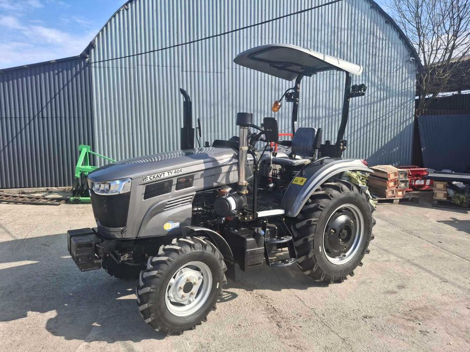 Мінітрактор СКАУТ ТY-404 РЕВЕРС з Дашком Примусова гідравліка Пневма