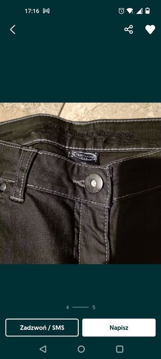 Spodnie damskie jeans, czarne , Rozmiar 38