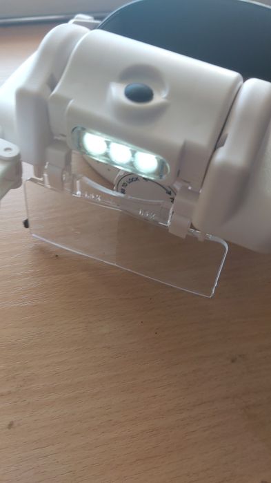 Бинокулярная  лупа с подсветкой на голову