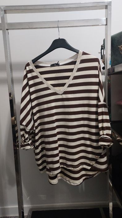 Bluzka w paski oversize