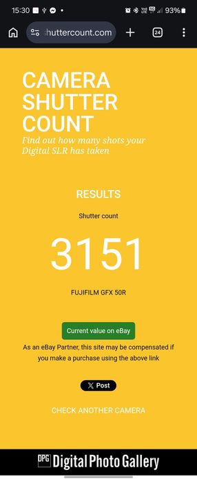 Aparat Fuji GFX 50R przebieg tylko 3151 zdjeć