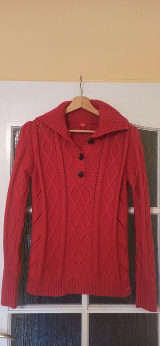 Sprzedam czerwony sweter damski firmy Oliwer