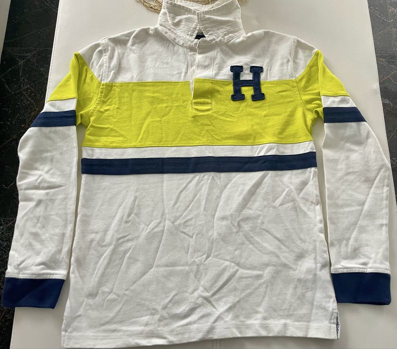 Polówka męska Tommy Hilfiger longsleeve oryginalna Polo