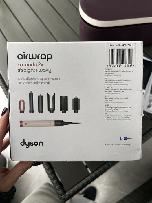 Dyson airwrap co-anda 2x straight+wavy