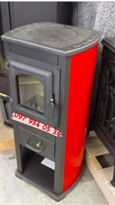 Суперцена! Чугунная буржуйка + варочная панель Ekonomik Lux!Печь Камин