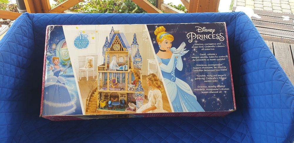 KIDKRAFT ogromny drewniany zamek domek DISNEY PRINCESS dla lalek