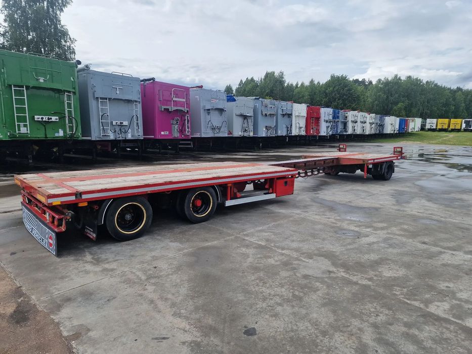 Broshuis Przyczepa Platforma Niskopodwoziowa Rozciągana do 11,00 m