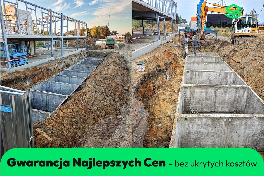 Szambo Szamba Betonowe Zbiornik Betonowy na Wodę Deszczówkę 2-14m³