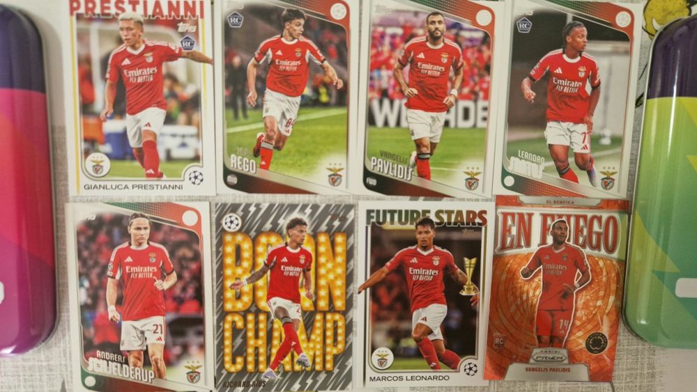 Lote 8 Cartas SL Benfica Coleção