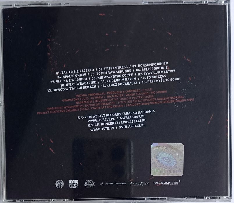 O.S.T.R. Tylko Dla Dorosłych 2010r