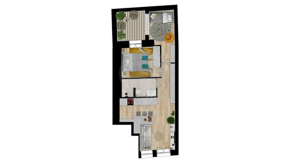 Apartamento T1 para venda