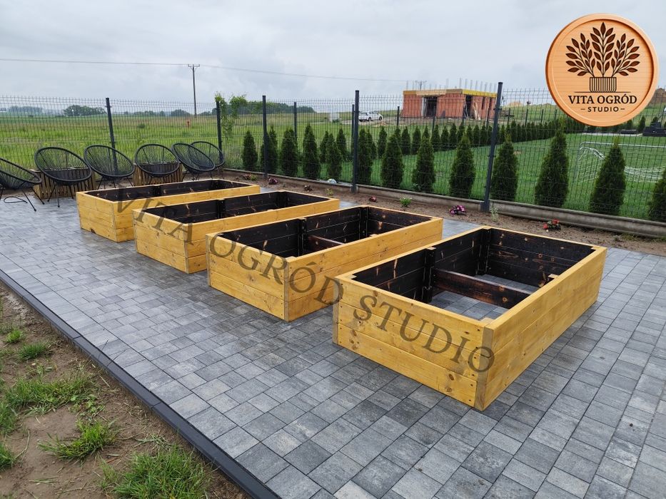 Podwyższone grządki gr. 4,5cm! PREMIUM