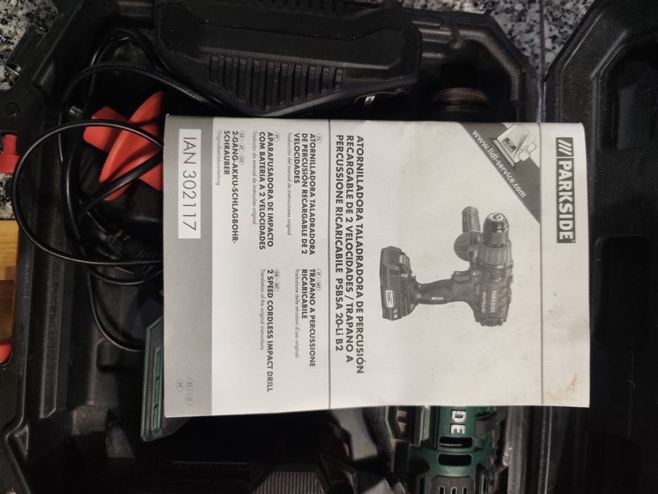 Máquina Parkside 20v