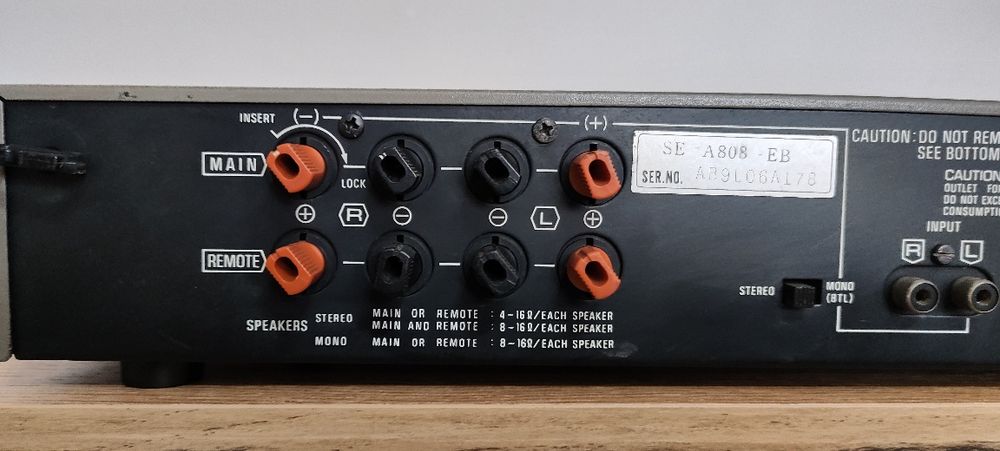 Końcówka mocy Technics SE-A808