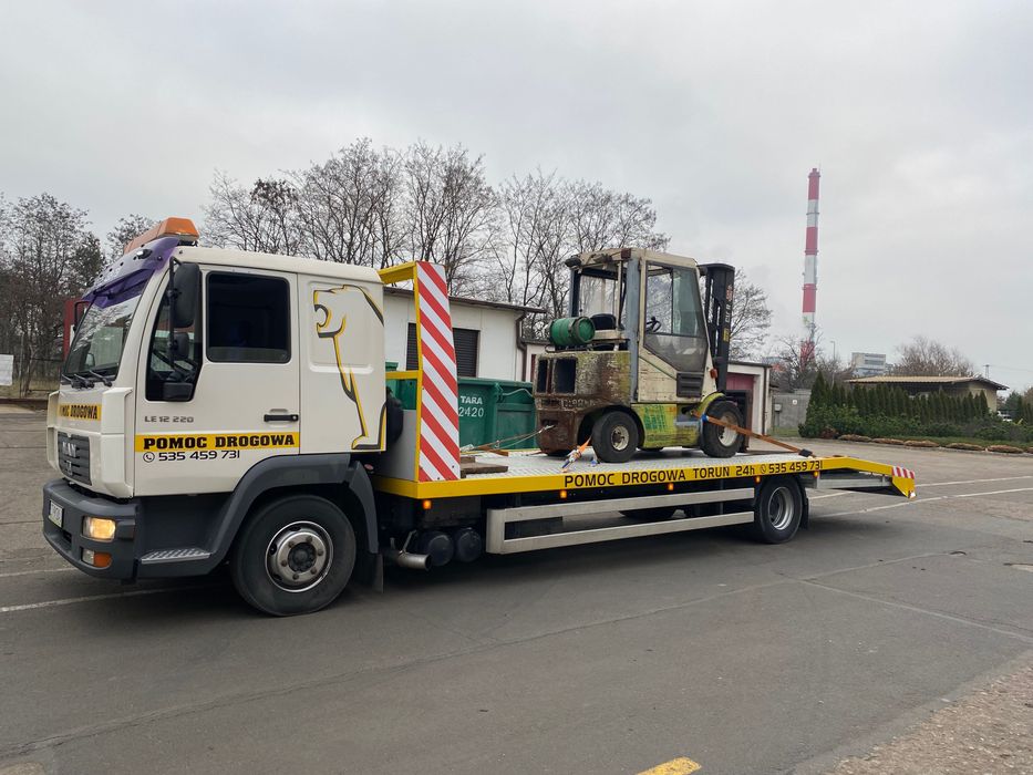 Laweta 24h Pomoc Drogowa Toruń bus, maszyny rolnicze budowlane