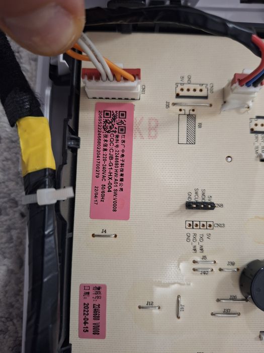 Programator / moduł panelu sterowania Gorenje WNHEI72SAS/PL - sprawny