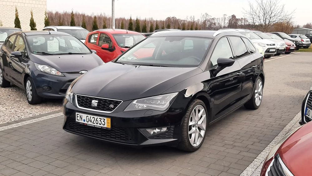 Seat Leon 2.0TDI 184KM FR Automat LED Nawigacja Czujniki parkowania Tempomat