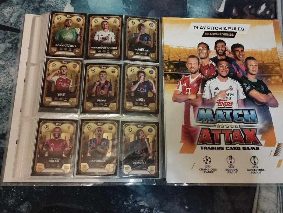 Caderneta Topps Match Attax 2025/26 - Completa com 468 Cartas Base