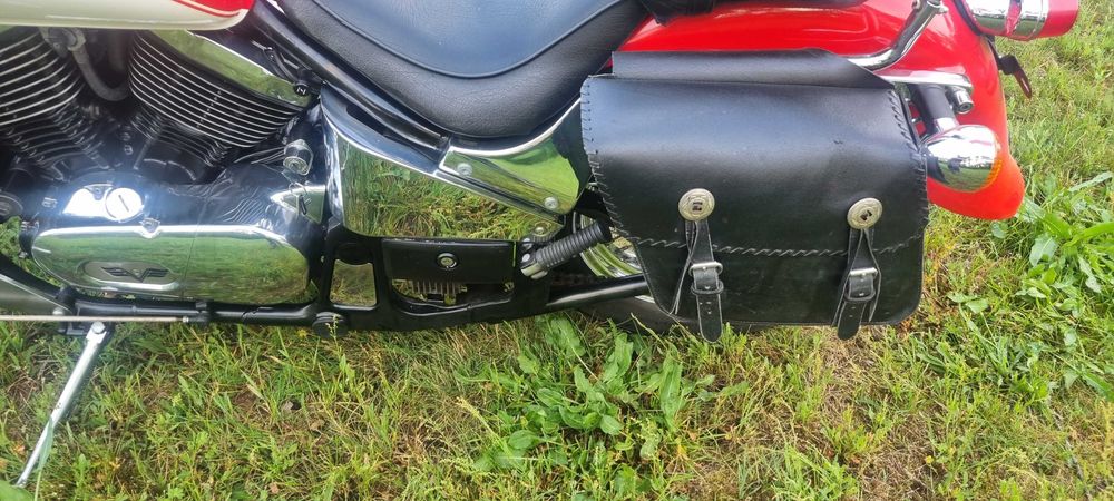 Kawasaki VN800 Classic - Świetny stan - Sakwy - Oparcie