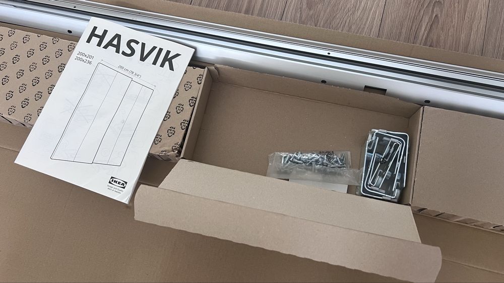 Ikea Hasvik, mechanizm przesuwny, okucia