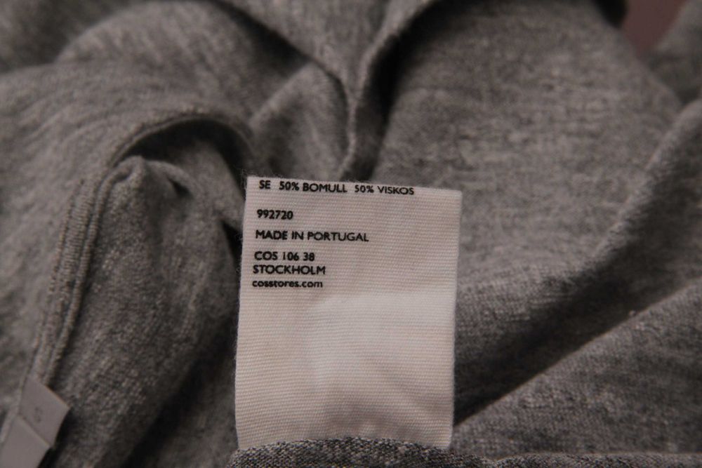 COS рр S пончо из хлопка и вискозы