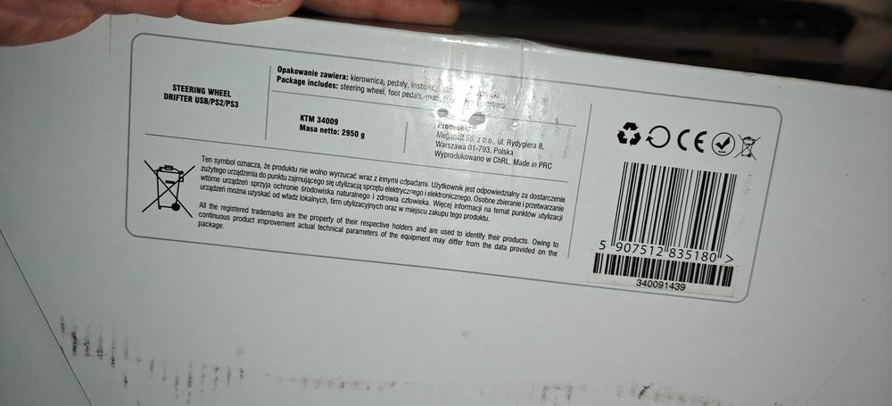 Kierownica TRACER Drifter PC/PS3