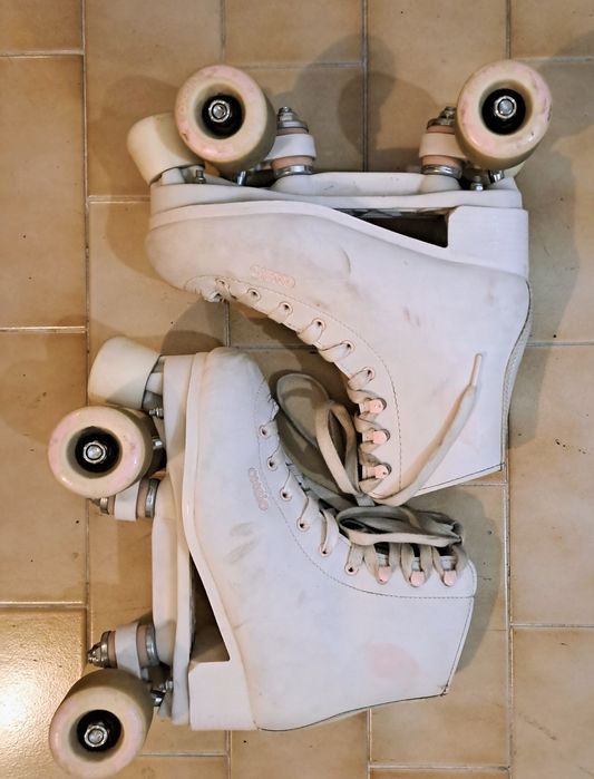 Patins Oxelo Brancos 38 - Iniciação