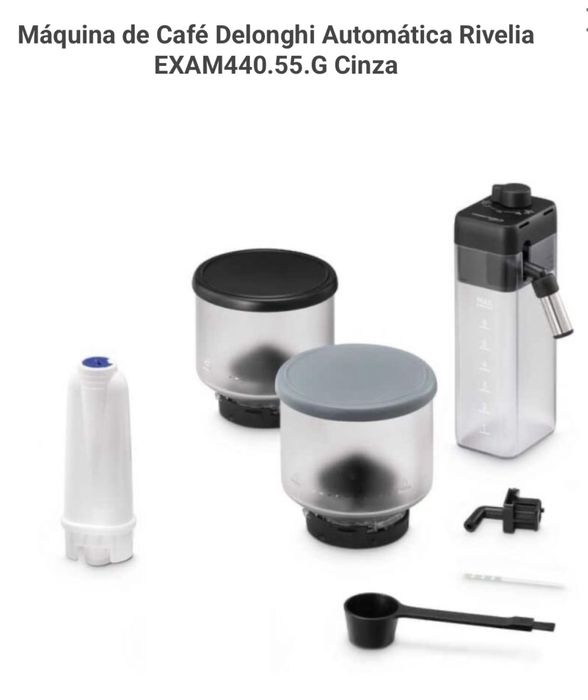 Maquina de café automática De’Longhi com jarra de leite selada