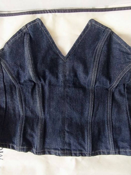Gorset jeansowy Zara
