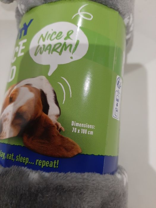 Manta para animais cinza