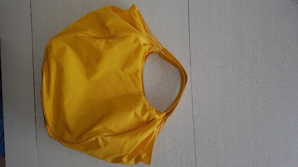 Torba Calvin Klein torebka żółta pojemna
