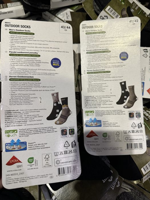 Crivit premium sport casual трекінгові спортивні шкарпетки тактичні 40