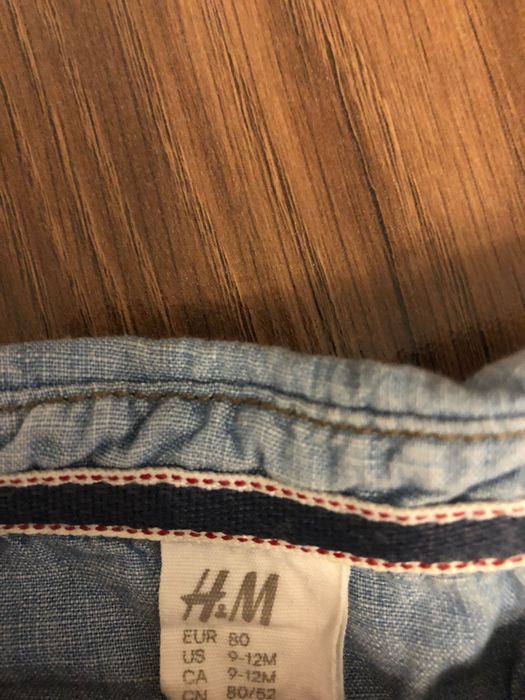 Koszula jeansowa H&M r 80