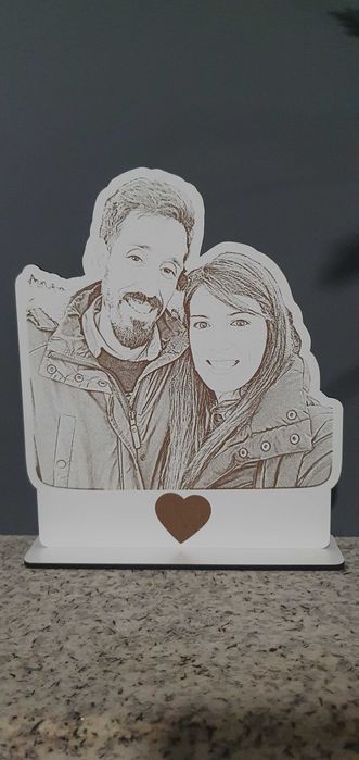 Dia dos Namorados (Placa fotogravação)