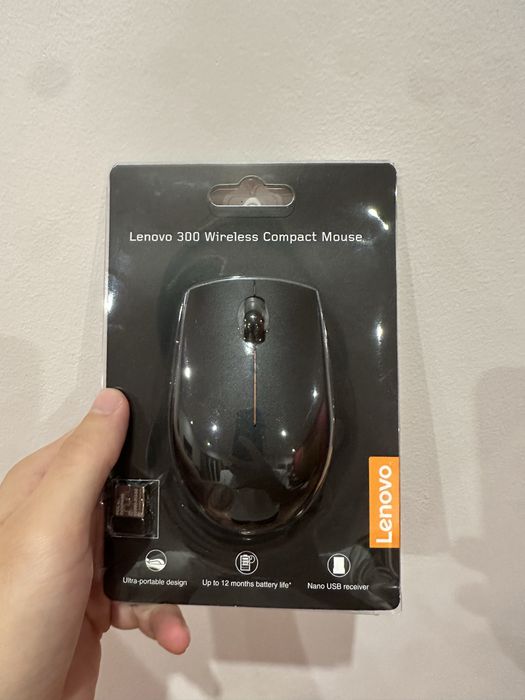 Rato sem fios Lenovo 300 – novo, selado