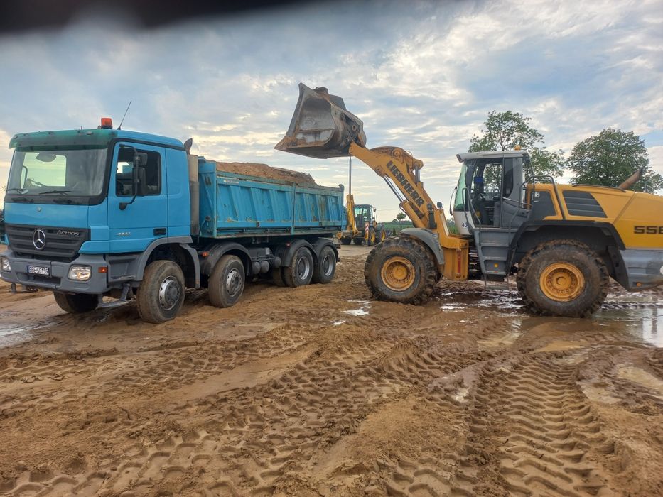 Usługi Koparka, Koparko-ładowarka , wykopy ,prace ziemne,transport