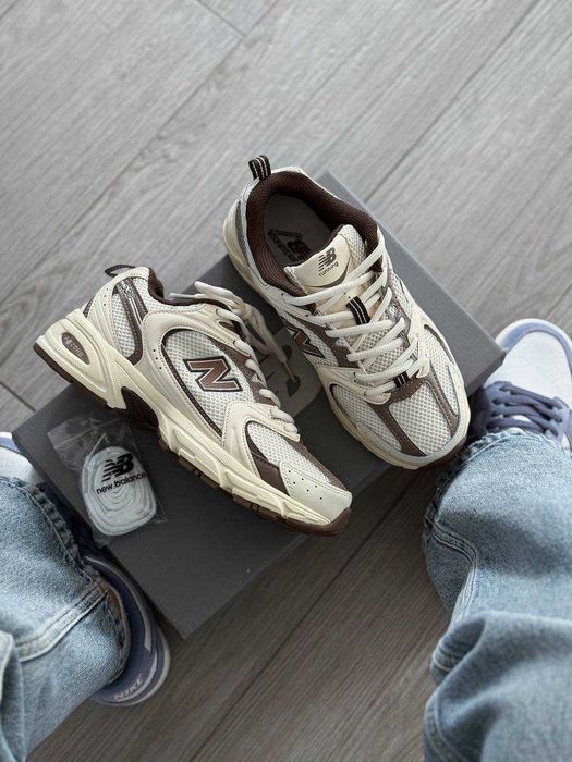 ‼️Кросівки New Balance 530 White Brown