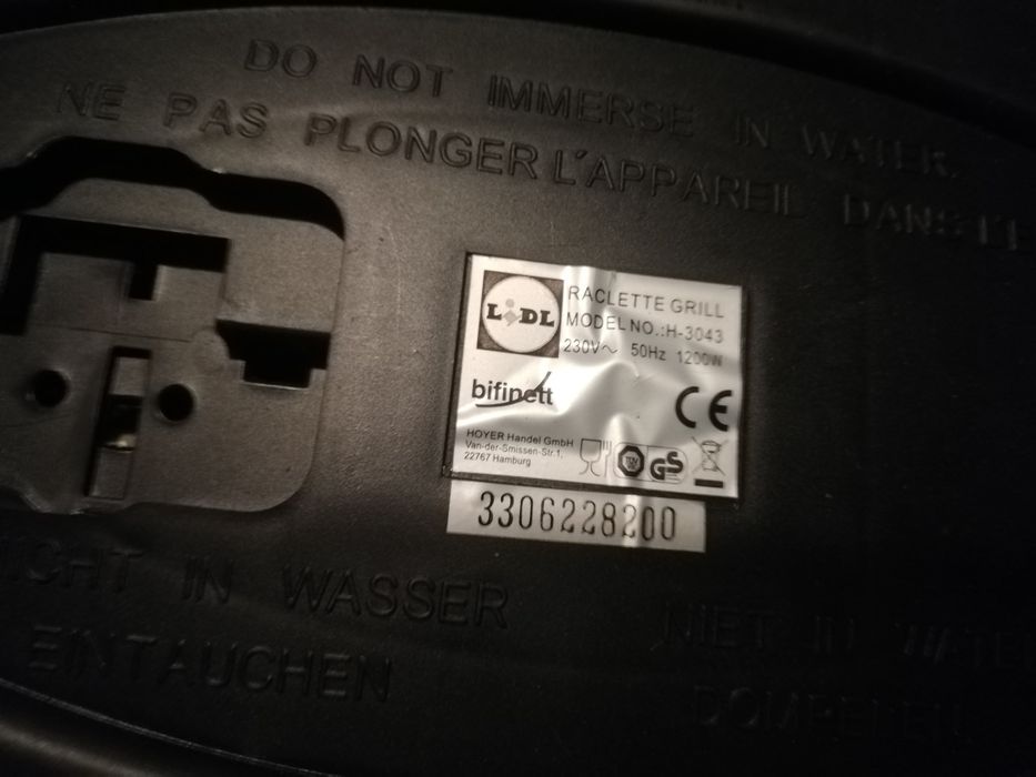 Grill elektryczny Bifinett H-3043 z Lidla