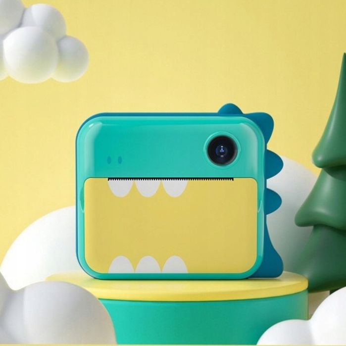 Aparat Natychmiastowy Polaroid Dla Dzieci Drukarka - Dinozaur