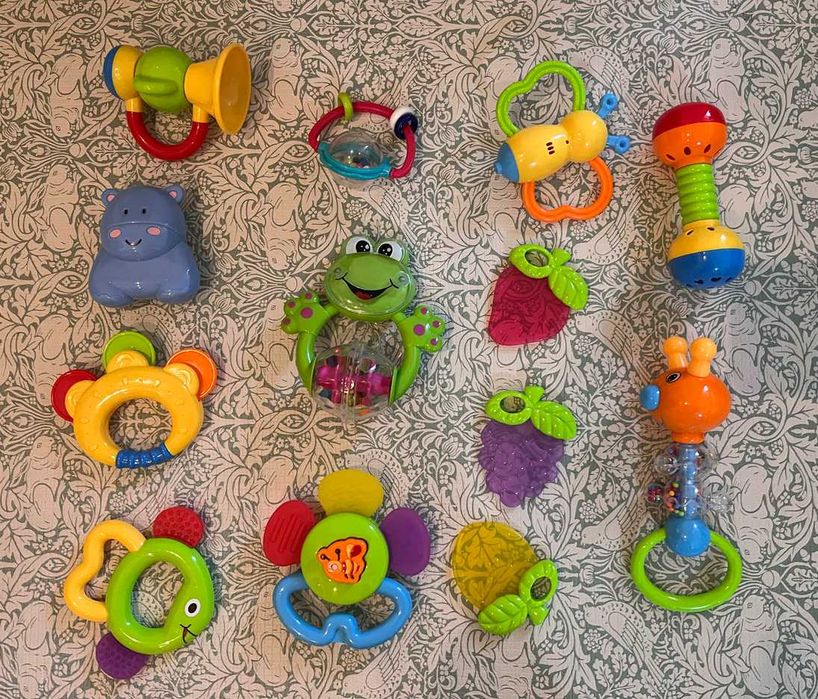 WISHTIME - Conjunto Brinquedos Bebé - Chocalhos e Mordedores