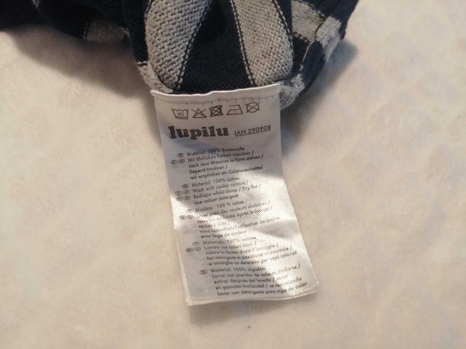 Bluza chłopięca, długi rękaw, Lupilu, 98-104, Paski (Odzież)