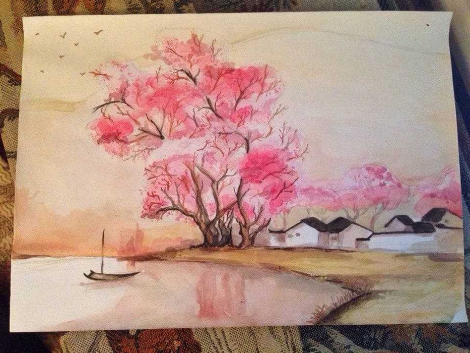 Акварельные картины А3 формата